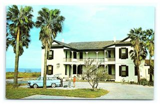 Vintage Postcard Queen Isabel Inn At Port Isabel Texas B0