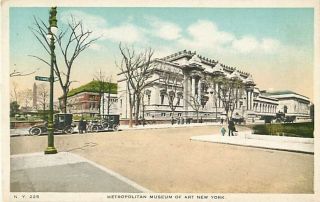 Metropolitan Museum Of Art York City Postcard In Central Park