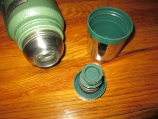 VTG STANLEY Adult Lunch Box Insulated Hot/Cold Thermos Steel 1 Qt Vac Bottle SET 4