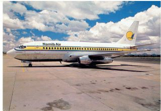 Postcard Namib Air - Boeing 737 - 200 (airline Issue ?)