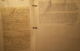 1860 Letter To Thomas Elliot From Thomas Currah Dodgeville Wi Mining In Winter