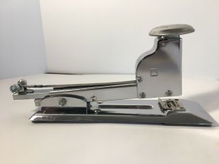 Vintage Ace 102 Chrome Stapler By Ace Fastener Corp.  Chicago,  Il B
