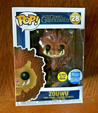Funko Pop Zouwu 28 Glow Fantastic Beasts Crimes Of Grindelwald Exclusive