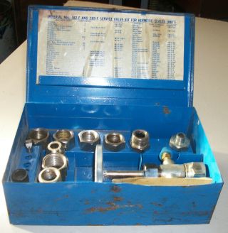 Old Hvac Imperial Service Valve Kit For Hermetic Air Conditioning Units