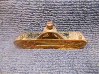 ANTIQUE STANLEY 41 BRASS CAST IRON SMALL LEVEL 4