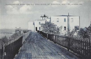 Easthampton Massachusetts Mt Nonotuck Old Eyre House Antique Postcard J75228