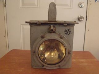 Vintage Delta Electric Company Box Railroad Lantern Flashlight Made In Usa