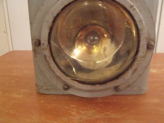 Vintage Delta Electric Company Box Railroad Lantern Flashlight Made in USA 7