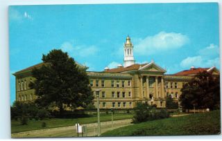 Western Illinois University Sherman Hall Macomb Ill Vintage Postcard D92