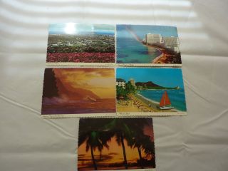 Vintage Hawaiian Postcards (set Of 10) From The 1960 