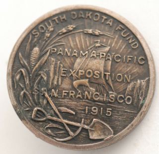 1915 Panama Pacific Exposition (ppie) South Dakota Fund,  1 " Pin
