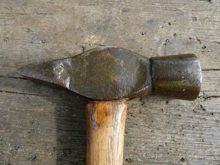Unusual Blacksmith/anvil/forge Cross Pein Hammer