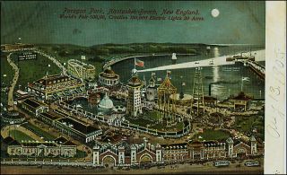 Amusement Park Rides: Paragon Park,  Nantasket Beach,  Ma.  Pre - 1908.