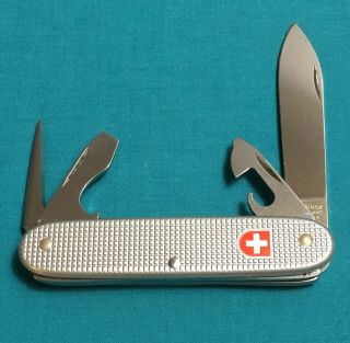 Victorinox Swiss Army Pocket Knife - Silver Alox Soldier 1997 - Multi Tool