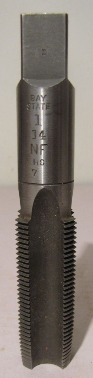 Vintage Bay State 1 " 14 Nf Hs Taper Hand Tap Usa