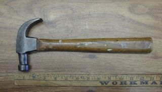Old Tools,  Cheney Curved Claw Ball Bearing Nail Holding Hammer,  1lb.  5.  4oz.
