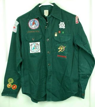 Rare Vintage Bsa 50s 60s Explorer Boy Scout Uniform Badges Patches Shirt Boys