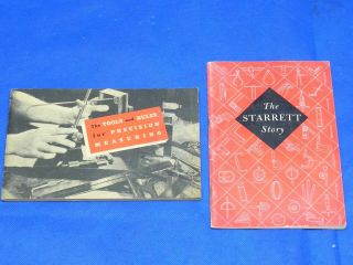 1948 The Starrett Story & 1947 The Tools And Rules For Precision Measuring Boks