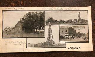 Ballinger Texas Runnels County Oil Vintage Photos