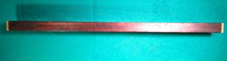 Antique H CHAPIN UNION - FACTORY Wood & Brass Level Plumb 28 