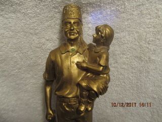 Hadi Shrine Statue Award Editorial Without Words Shriner Carrying Little Girl