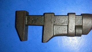 Antique Iron Handled Adjustable Square - Nut Wrench 4