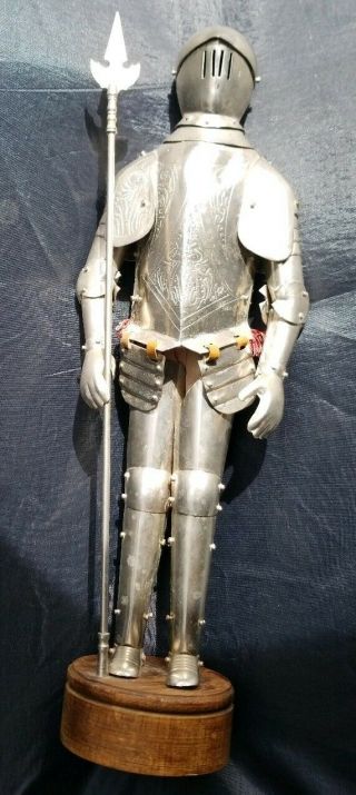 Vintage Medieval Knight In Shining Armour.  Made In Spain.