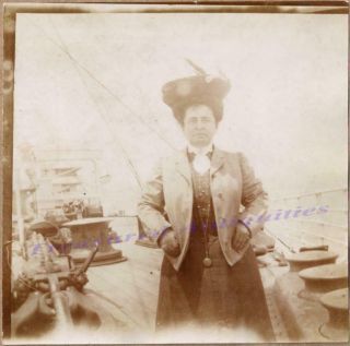 1910s Passengers Officer on deck of RMS/SS Celtic Ocean Liner Cruise Ship Photos 3