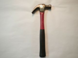 Vintage Plumb 13 Oz Claw Hammer With Fiberglass Handle Fa572 / Hammer