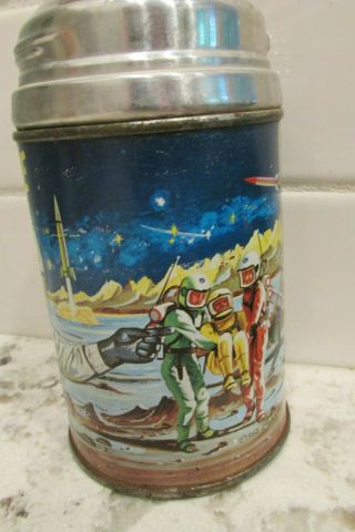 1960 Space Explorer Colonel Ed Mccauley Thermos ONLY (NO LUNCH BOX) ALADDIN 2