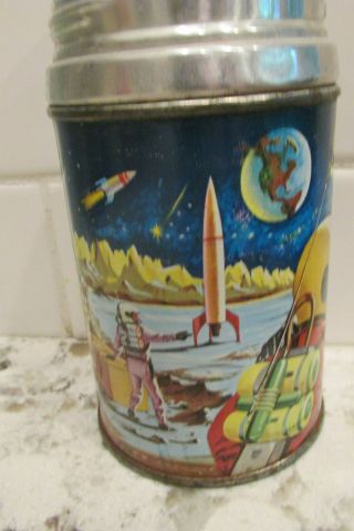 1960 Space Explorer Colonel Ed Mccauley Thermos ONLY (NO LUNCH BOX) ALADDIN 3