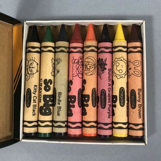 Vintage 1980s Crayola SO BIG Crayons 8 Count // Binney & Smith // 3