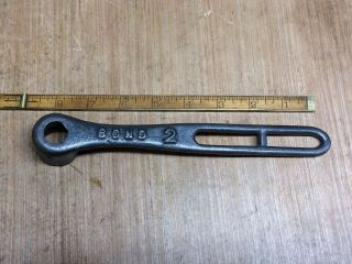 Vintage Bond No.  2 Loop Handle Socket Spark Plug Wrench