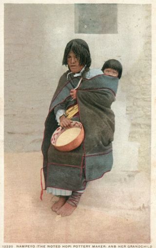 Indian Hopi Pottery Maker Nampeyo Antique Postcard