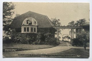 1911 Ny Postcard College Point Queens Sculptor H.  A.  Macneil 