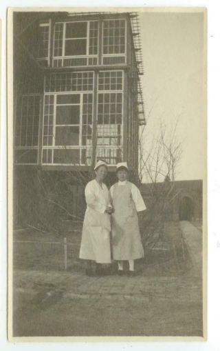 1930s China Chinese Nurses At Hospital Photo - Likely Near Peking