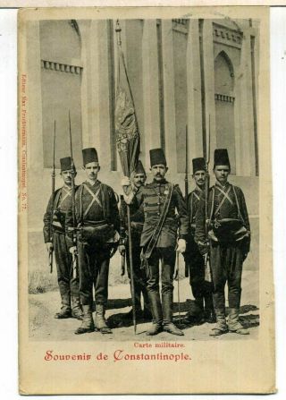 Turkey Soldiers Fruchtermann 77 Pu Austrian Post Office Constantinople 1904
