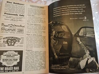 1952 No.  31 TV Guide Palisades Amusement Park Jersey Sam Levinson Ticket TDBR 4