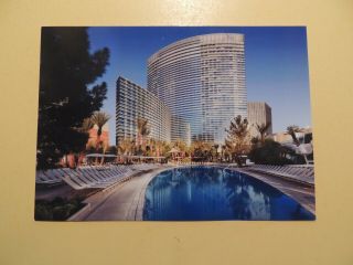 Aria Casino Hotel Las Vegas Nevada Vintage Oversized Postcard