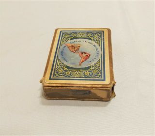 Antique 1901 Buffalo Ny Worlds Fair Pan Am Exposition Souvenir Playing Cards