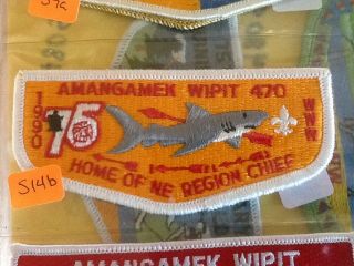 Amangamek Wipit Lodge 470 S14b Flap 1990 Noac Ne Region Chief