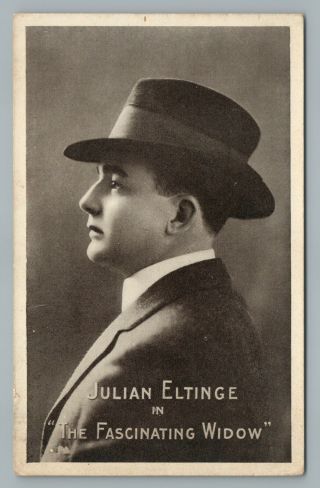 Julian Eltinge “the Fascinating Widow” Antique Broadway Theater Advertising Nyc