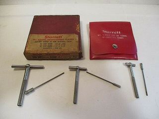 Starrett S229f Set Of 3 Telescoping Gages With Case