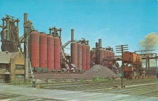 Blast Furnaces Of The National Tube Steel Mill Company Mckeesport Pa
