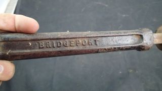 Antique Vintage Bridgeport No.  64 Rex Cast Iron Nail Puller USA Cond 4