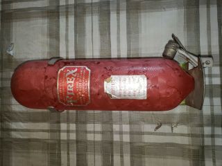 Antique Glass Fire Extinguisher