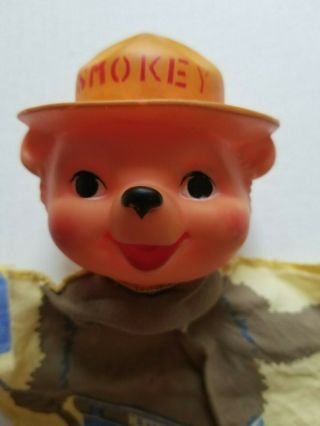 Smokey Bear Hand Puppet Vintage 1950s - 1960 ' s Ideal Toy Corp 2