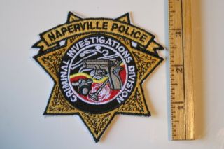 Il: Naperville Police - Criminal Investigations Div.  Patch