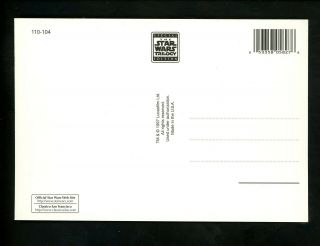 Movie / Cinema chrome postcard Advertising Star Wars A Hope Special Edition 2