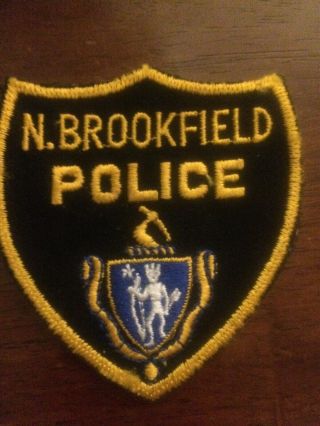 Massachusetts Police - N Brookfield Police - Ma Police Patch